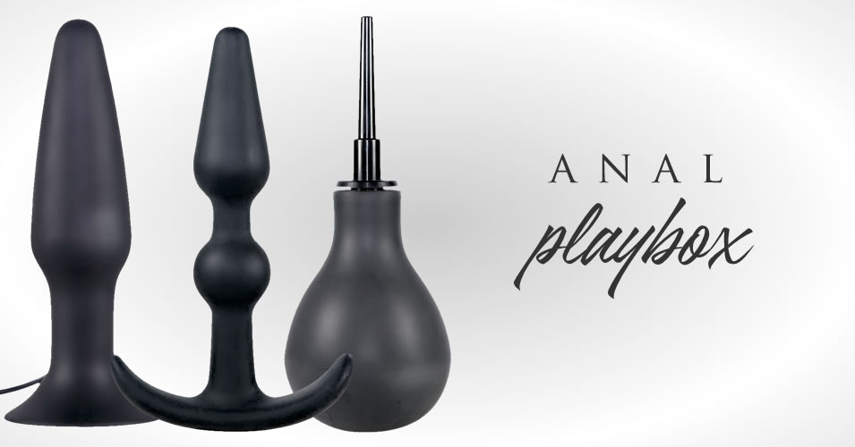Anal PlayBox med Anal Plug Vibrator og Intim Bruser