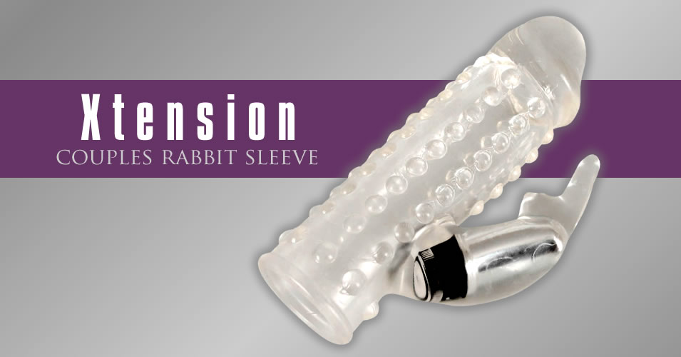 Penis Sleeve med Vibrator og Klitoris Stimulator