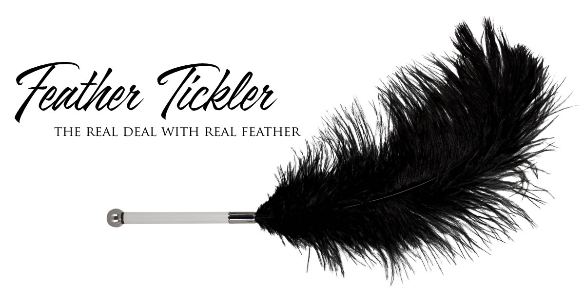 Bad Kitty Feather Wand with Ostrich Feather