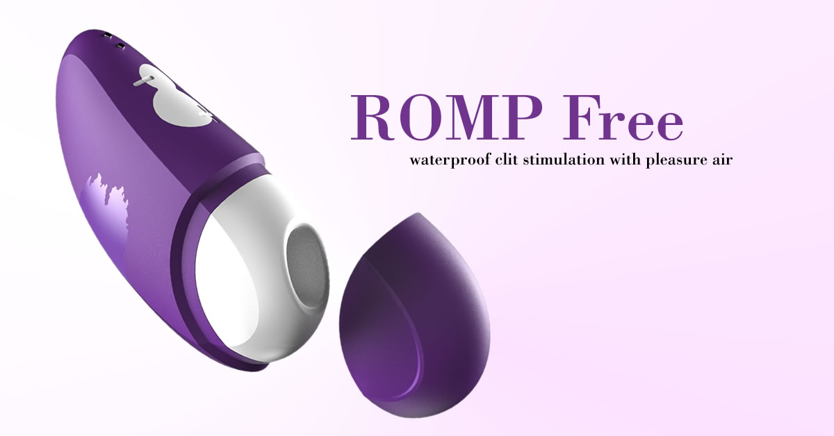 ROMP Free Klitoris Stimulator - Vandtt Pulsator med Pleasure Air