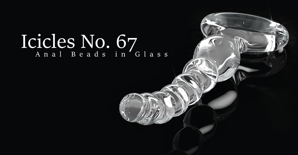 Glas Analkette - Icicles No. 67