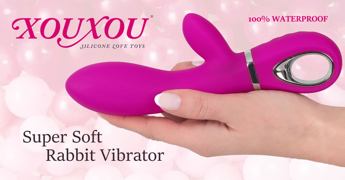 XOUXOU Super Soft Silikon Rabbit Vibrator
