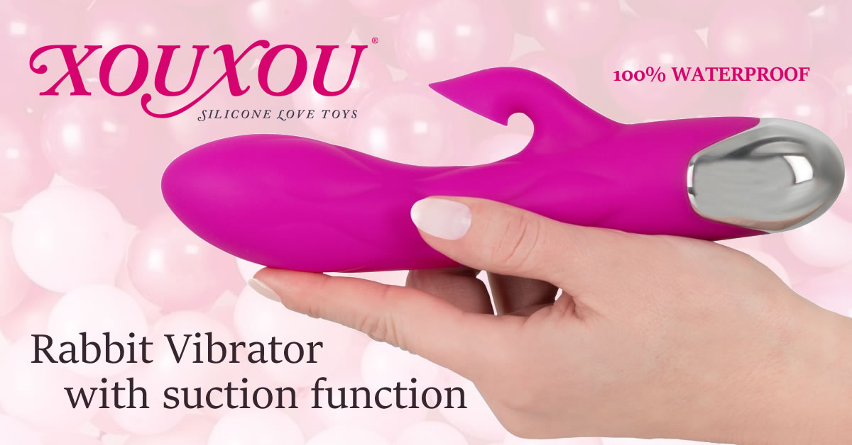 XOUXOU Rabbitvibrator mit Klitoris Saugfunktion