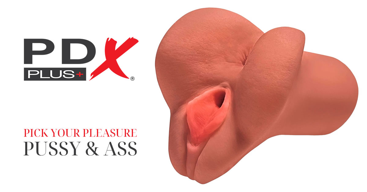 PDX Plus Pick Your Pleasure Stroker Vagina og Anal Masturbator