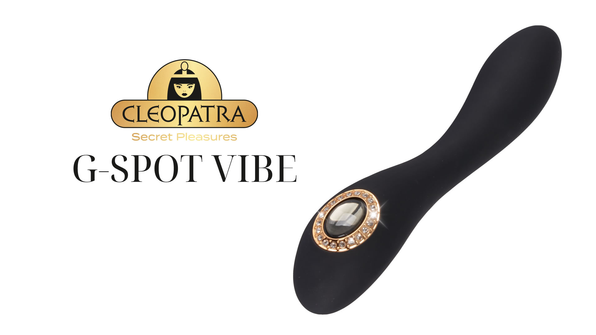 Cleopatra G-Spot Vibrator with Rhinestones