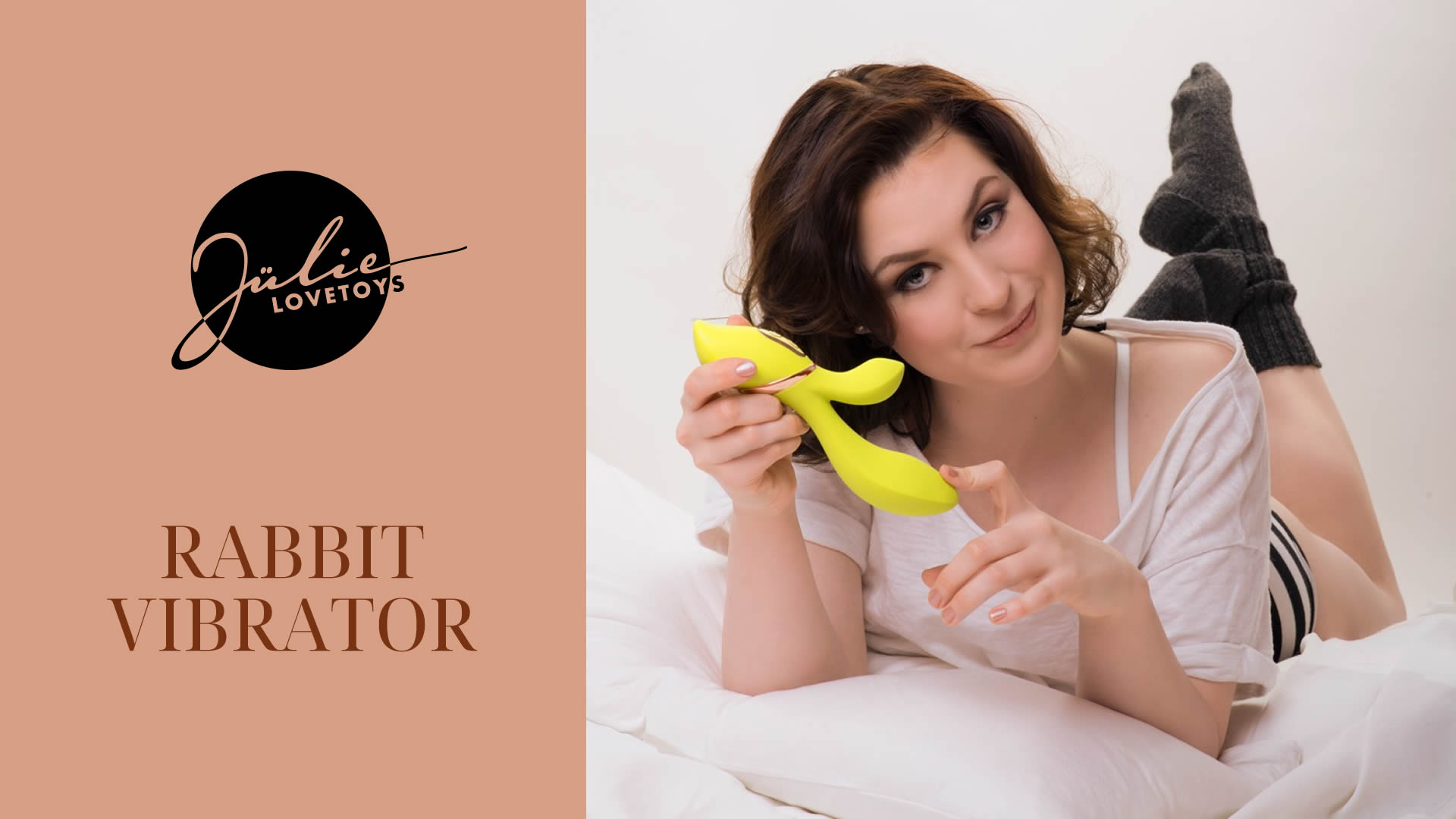 Jülie Rabbit Vibrator med G-punkt Spids