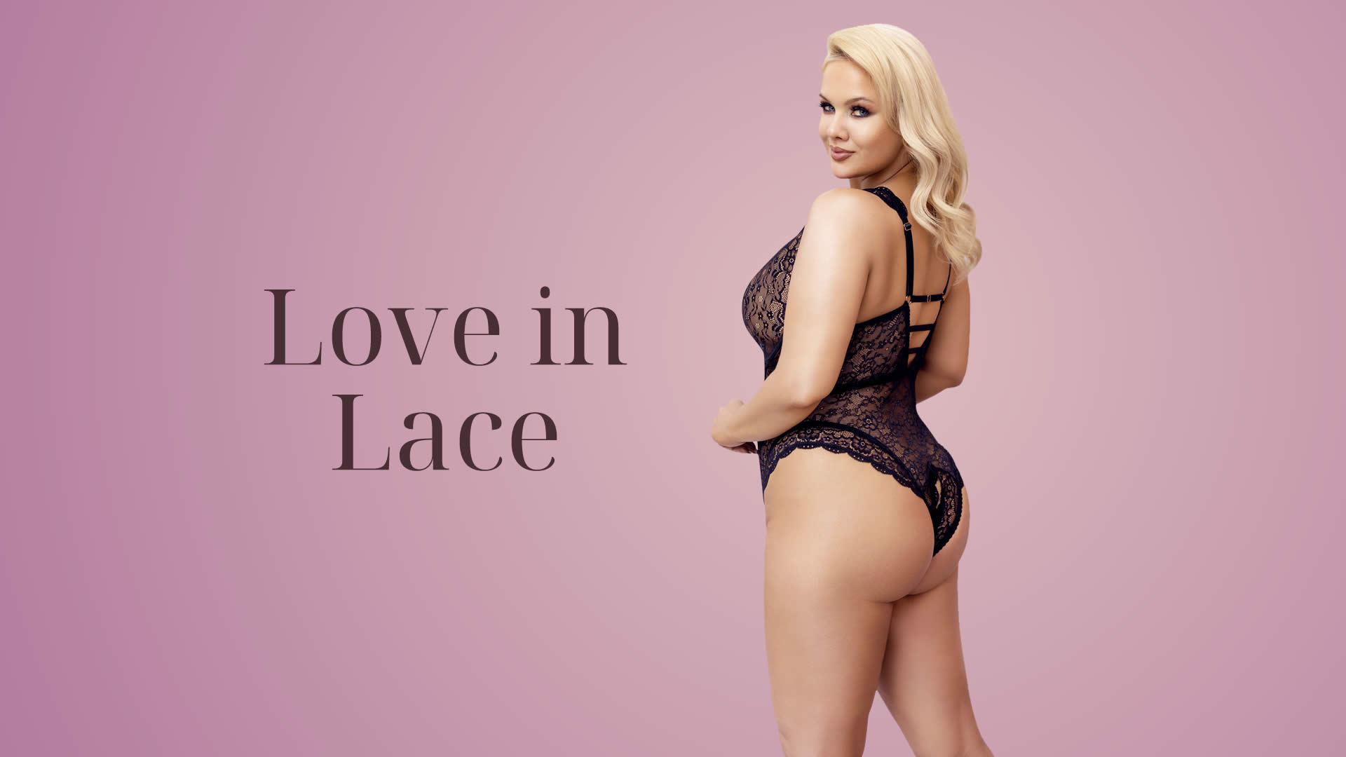 Plus Size Lace Body with Deep Cleavage