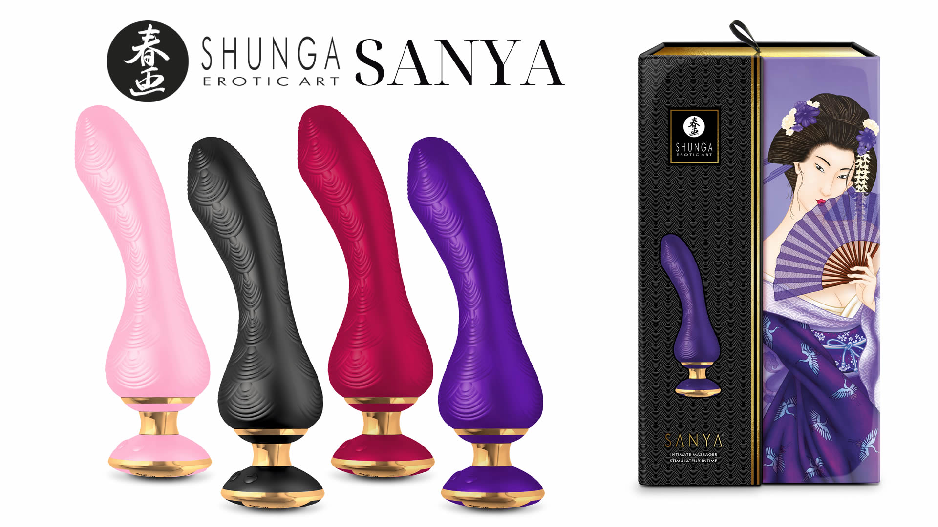 Shunga Sanya Vibrator mit ergonomischem Griff