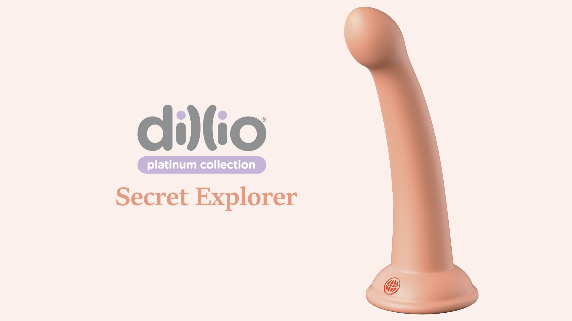 Dillio Platinum Secret Explorer Dildo mit Saugfu