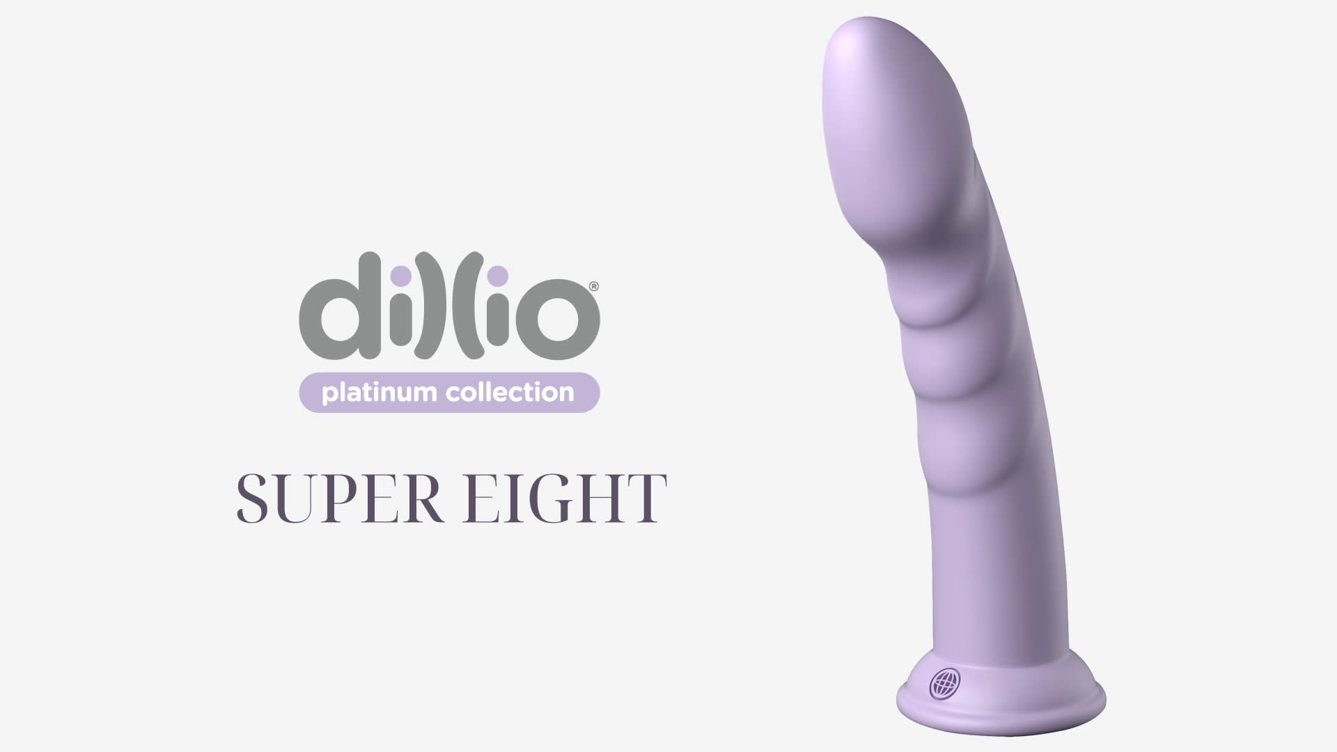 Dillio Platinum Super Eight Dildo med Sugekop