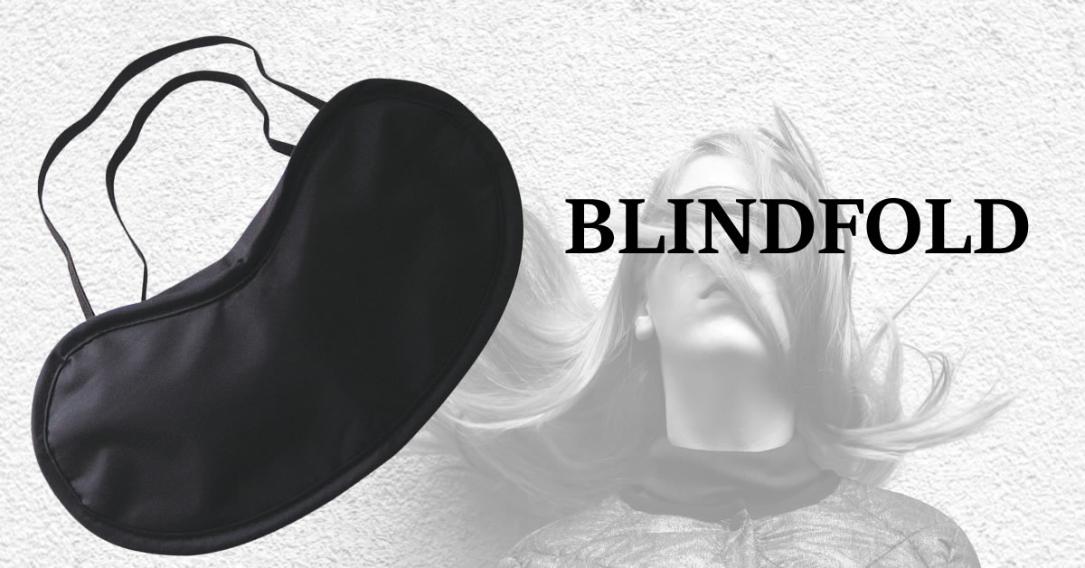 Blind Love Schwarze  Augenmaske