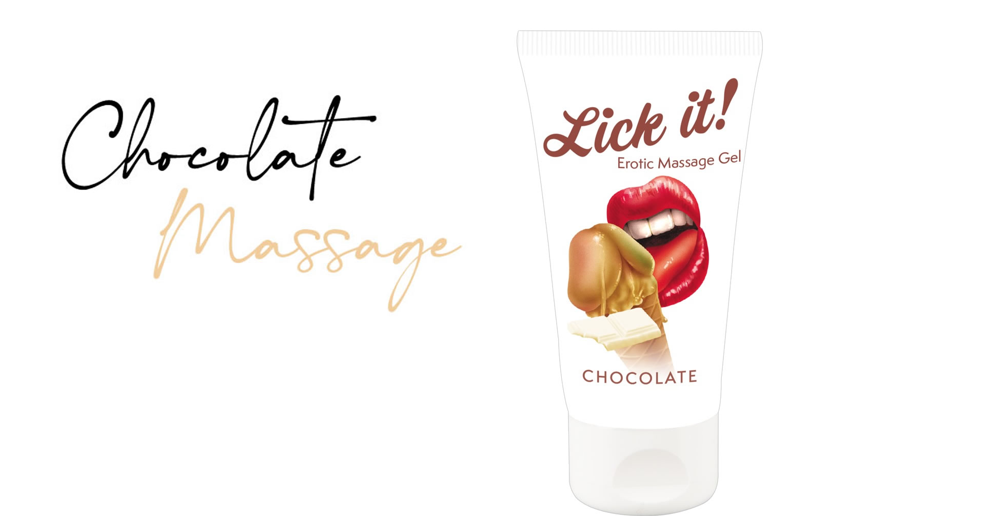 Lick-it chocolate Massage Gel