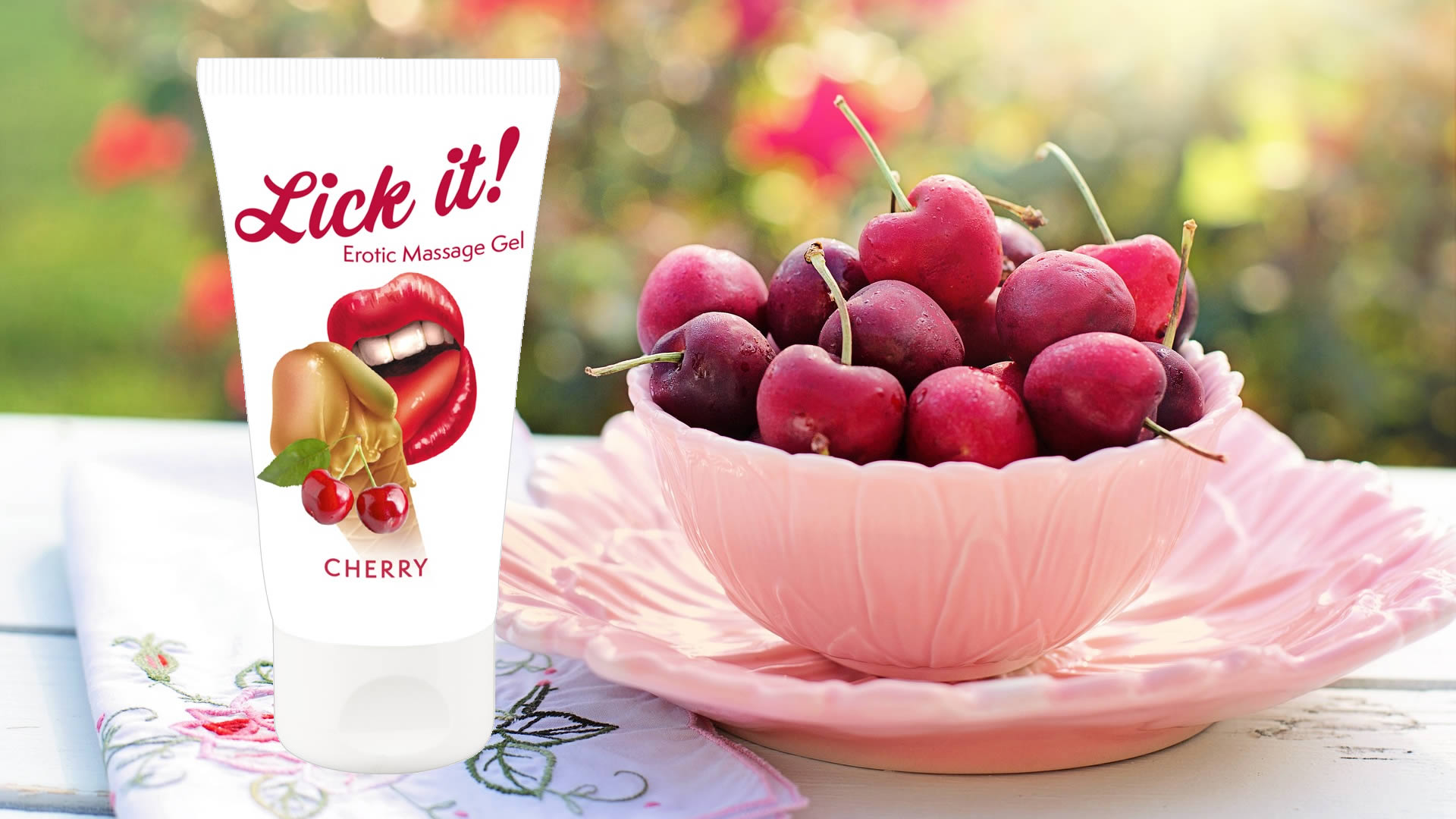 Lick-it Cherry Massage Gel