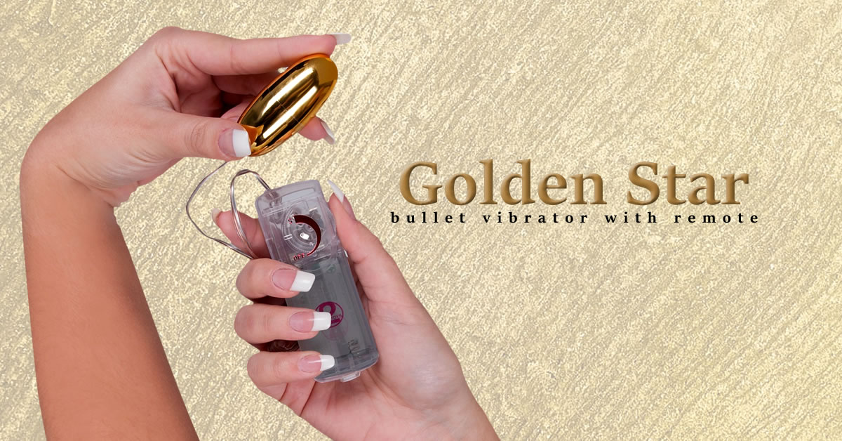 Vibrator Bullet Golden Star