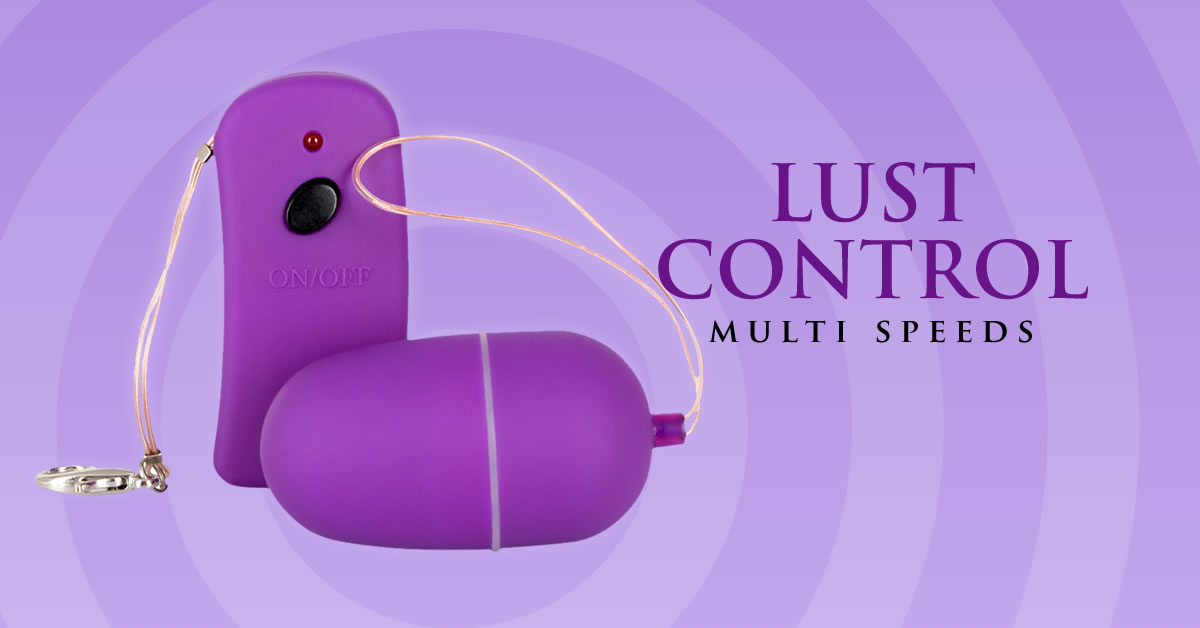 Lust Control Purple 10 speed Wireless Bullet