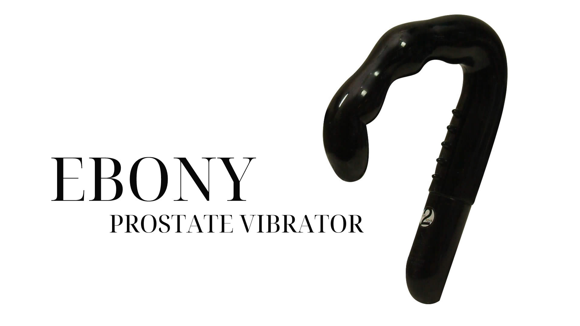 Ebony Prostate Vibrator and Massager