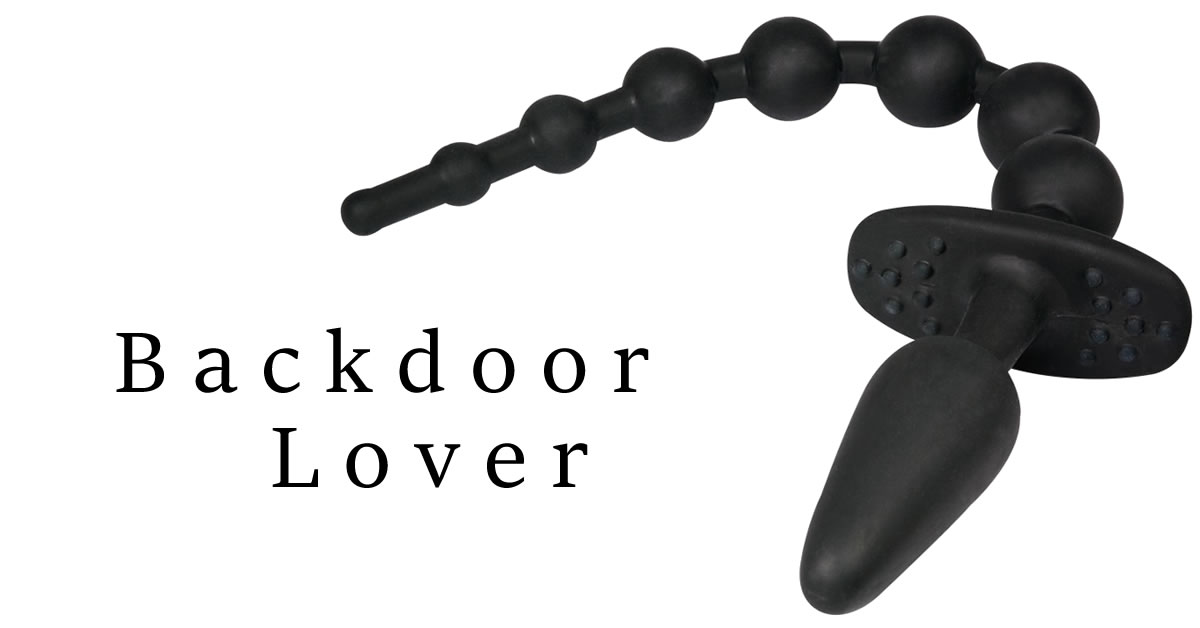 Backdoor Lovers Silikone Analplug und Beads