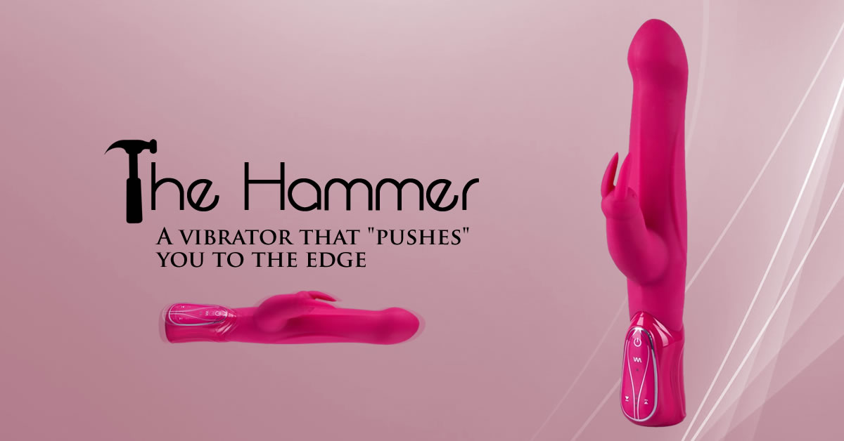 The Hammer Dildo Vibrator mit Klitoris-Stimulation