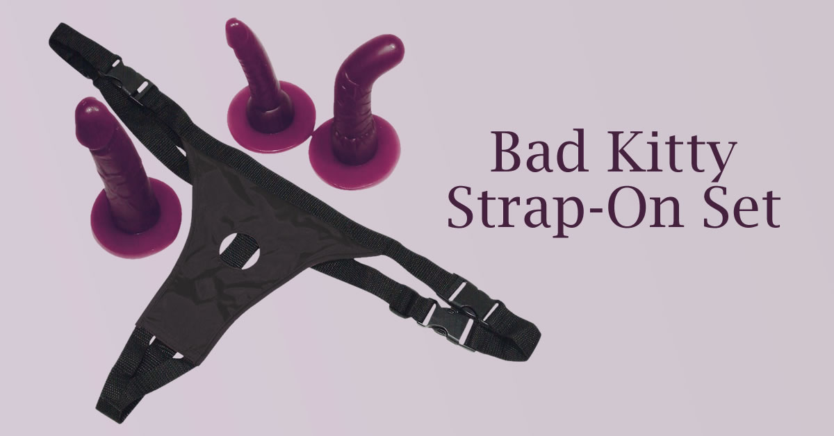 Bad Kitty Strap-On dildo Set