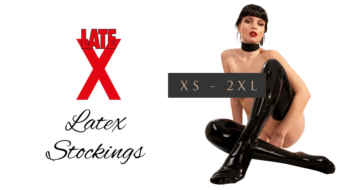 Latex Stockings in Black