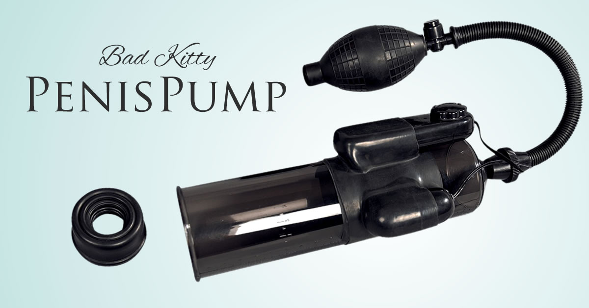 Bad Kitty Penis Pump with Vibrator