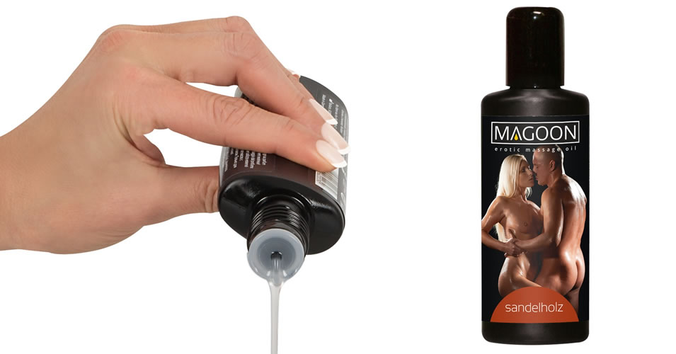 Magoon Massage Olie med Sandeltr Duft