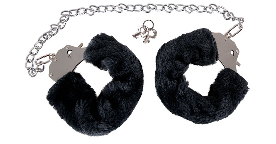 Bigger Furry Handcuffs with Plush
