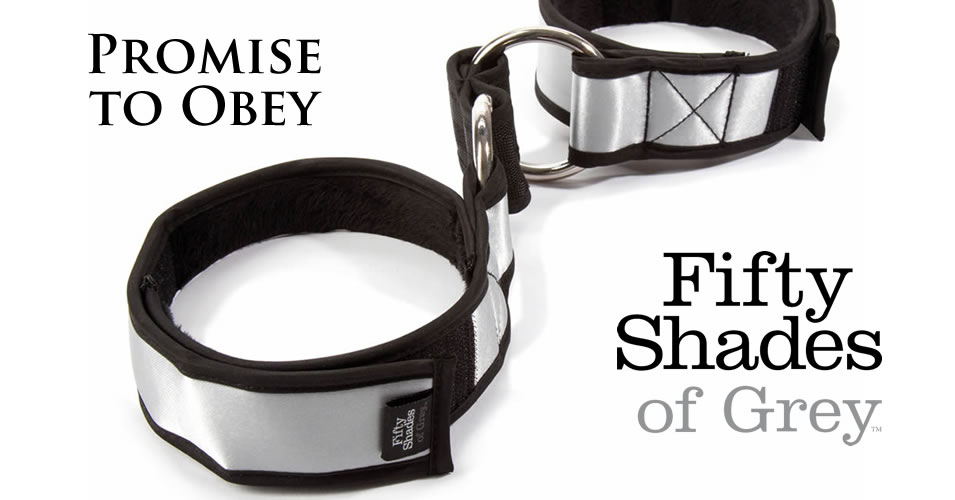 Promise to Obey Handcuffs - Fifty Shades of Grey