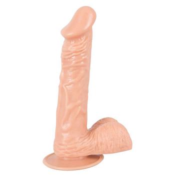 Medium Dildo with Testicles and Suction Cup