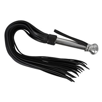Leather Flogger with Steel