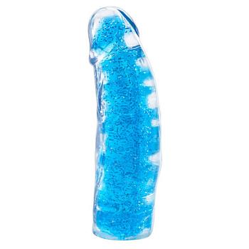 X-Tier Blue Glitter Dildo 7 Inch