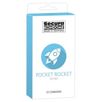 Secura Pocket Rocket Condom Small Size