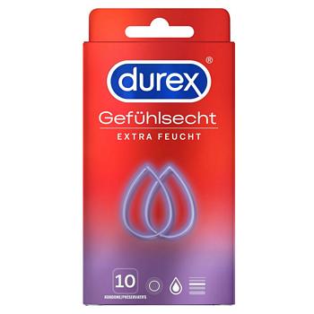 Durex Gefühlsecht Ekstra Tynd Kondom Stor Størrelse