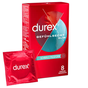 Durex Gefühlsecht Slim Slank Kondom