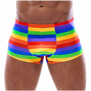 Mens Boxers in rainbow colours