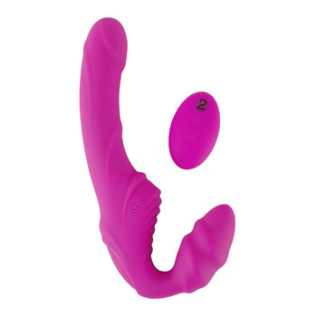 Vibrating Strapless Strap-on 2 with Remote Control