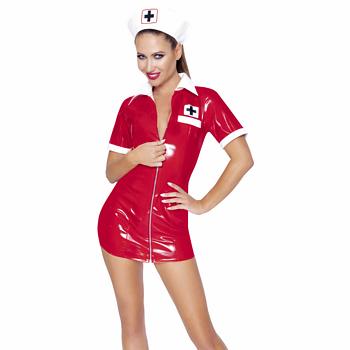 Vinyl Nurse Dress