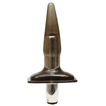 Silver Butt Plug with Vibrator