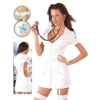 Frækt Sygeplejerske Kostume