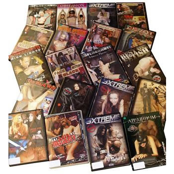 Bondage og SM DVD pakke med 4 Film